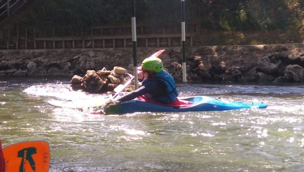 Marie-Noëlle en bac