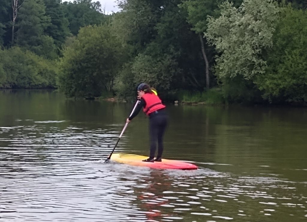 SUP sur eau calme