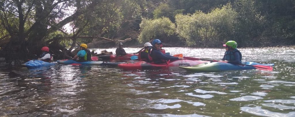 Regroupement au bord de la Marne