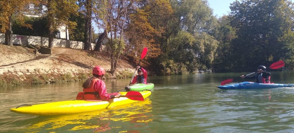 Leçon de kayak